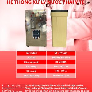 Hệ thống xử lý nước thải y tế tự động cho phòng khám